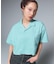 FACE OPEN COLLAR CROPPED SHIRT