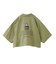 FACE OPEN COLLAR CROPPED SHIRT