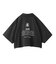 FACE OPEN COLLAR CROPPED SHIRT