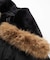 FAUX FUR HOODED JACKET