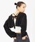 OVAL LOGO 2WAY CROPPED SWEAT TOP