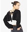 OVAL LOGO 2WAY CROPPED SWEAT TOP