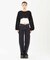 OVAL LOGO 2WAY CROPPED SWEAT TOP