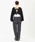 OVAL LOGO 2WAY CROPPED SWEAT TOP