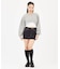 OVAL LOGO 2WAY CROPPED SWEAT TOP
