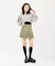 OVAL LOGO 2WAY CROPPED SWEAT TOP