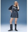 FACE LABEL FOOTBALL TEE DRESS