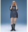 FACE LABEL FOOTBALL TEE DRESS
