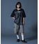 FACE LABEL FOOTBALL TEE DRESS