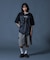 FACE LABEL FOOTBALL TEE DRESS