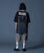 FACE LABEL FOOTBALL TEE DRESS