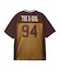 FACE LABEL FOOTBALL TEE DRESS