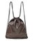 FAUX LEATHER KNAPSACK