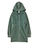 DUSTY ZIP UP SWEAT HOODIE DRESS