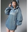 DENIM ANORAK DRESS