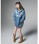 DENIM ANORAK DRESS