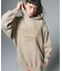 COLLEGE LOGO DRAWSTRING SWEAT DRESS