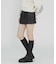 FAUX LEATHER MINI SKIRT