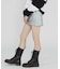 FAUX LEATHER MINI SKIRT