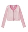 FADED RIB ZIP UP COMPACT CARDIGAN
