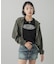 ONE POINT STAR LOGO HOODED CARDIGAN