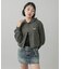 ONE POINT STAR LOGO HOODED CARDIGAN