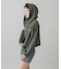 ONE POINT STAR LOGO HOODED CARDIGAN