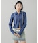 ONE POINT BUTTERFLY ZIP UP TOP