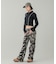 ONE POINT BUTTERFLY ZIP UP TOP