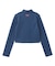 ONE POINT BUTTERFLY ZIP UP TOP