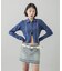 ONE POINT BUTTERFLY ZIP UP TOP