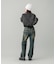 WOVEN CROPPED CREWNECK TOP