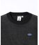 WOVEN CROPPED CREWNECK TOP