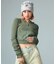 FADED WOVEN MIX HALF ZIP HOODED TOP