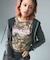 FADED CAMO SHEER L/S TOP