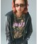 FADED CAMO SHEER L/S TOP