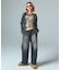 FADED CAMO SHEER L/S TOP