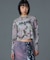 FADED CAMO SHEER L/S TOP