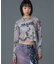 FADED CAMO SHEER L/S TOP