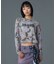FADED CAMO SHEER L/S TOP