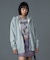 FADED CAMO SHEER L/S TOP