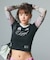 FADED CAMO SHEER L/S TOP