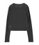 STAR STRIPED SLEEVE SHEER L/S TOP