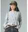 FADED SHIRRED COMPACT ZIP UP HOODIE
