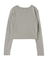 DISTRESSED LOGO PATCH L/S COMPACT TOP
