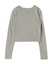 DISTRESSED LOGO PATCH L/S COMPACT TOP