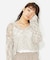 OPENWORK KNIT CARDIGAN