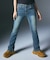 LOW RISE FLARE SKINNY DENIM PANTS