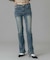 LOW RISE FLARE SKINNY DENIM PANTS