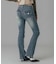 LOW RISE FLARE SKINNY DENIM PANTS